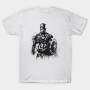 CAPTAIN AMERICA CHARCOAL T-Shirt